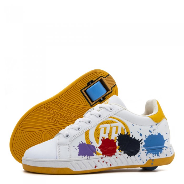 Breezy Rollers Splatter White/Yellow
