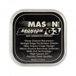 Rulmenti Bronson Speed Mason Silva Pro G3 Black/White