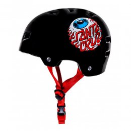 Casca Bullet x Santa Cruz Eyeball Youth Gloss Black