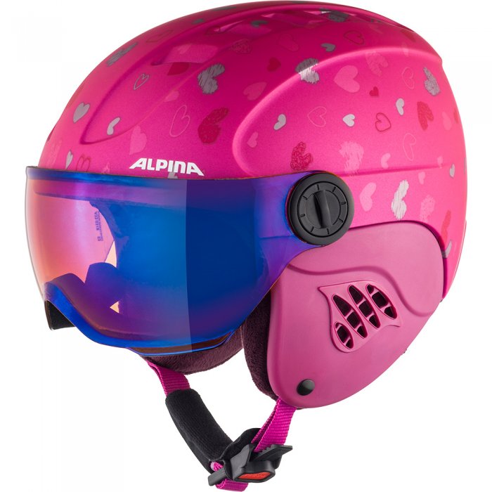 Casca Alpina Carat LE Visor HM berry/hearts matt