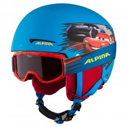 Set casca si ochelari Alpina Zupo Disney Cars