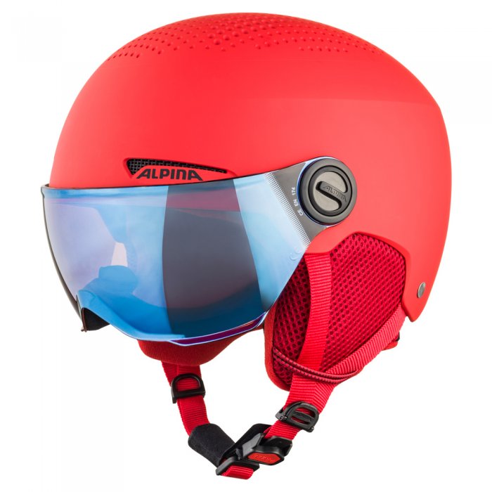 Casca Alpina Zupo Visor red matt