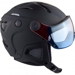 Casca Alpina Attelas Visor QVMM black matt/silver