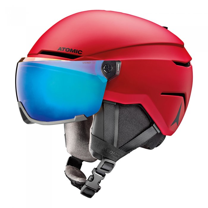 Casca Atomic Savor Visor Stereo Red