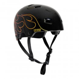 Casca Bullet T35 Flame Youth Gloss Black