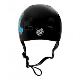 Casca Bullet x Santa Cruz Screaming Hand Gloss Black