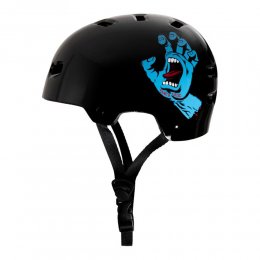 Casca Bullet x Santa Cruz Screaming Hand Gloss Black