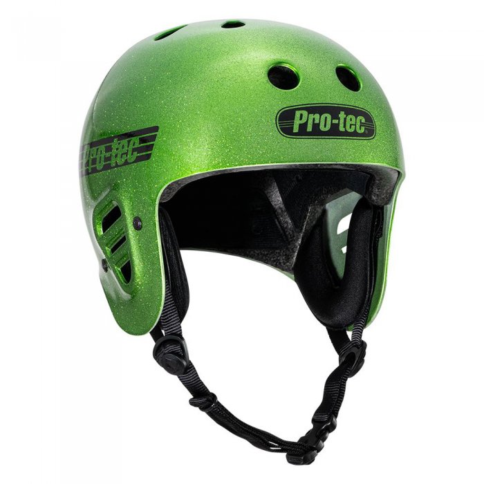 Casca Pro-Tec Full Cut Cert Green Candy Flake - Click Image to Close