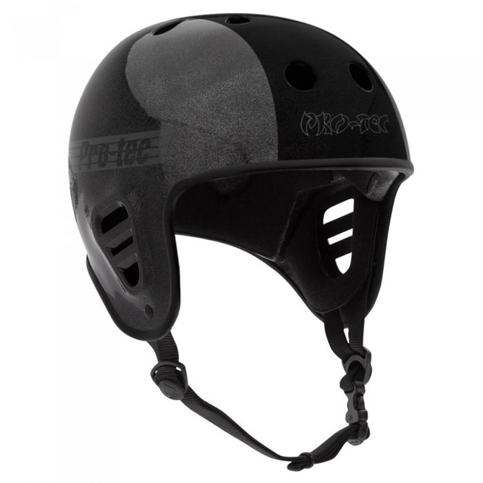 Casca Pro-Tec Full Cut Cert Metallic Black - Click Image to Close