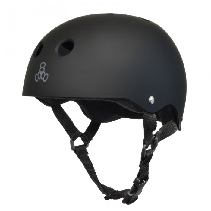 Casca Triple 8 Brainsaver Black Rubber