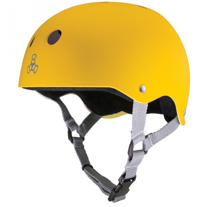 Casca Triple 8 Brainsaver Yellow Rubber