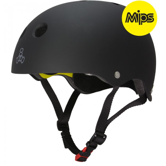 Casca Triple 8 Certified MIPS Black Rubber