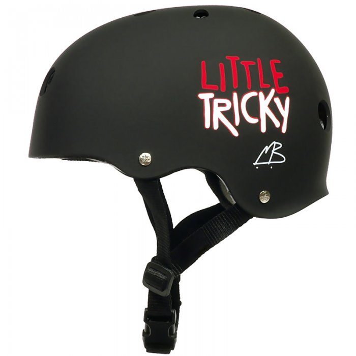 Casca Triple 8 Little Tricky Jr Black Rubber