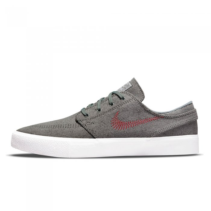 Incaltaminte Nike SB Zoom Stefan Janoski FL RM Tumbled Grey/Tumbled Grey/White/University Red