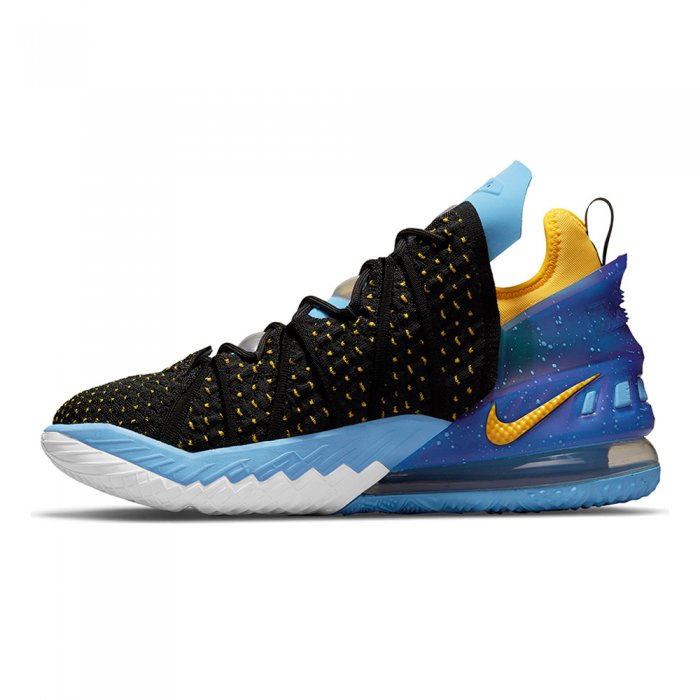 Ghete Baschet Nike Lebron XVIII Dynasty Black/Coast/Concord/University Gold