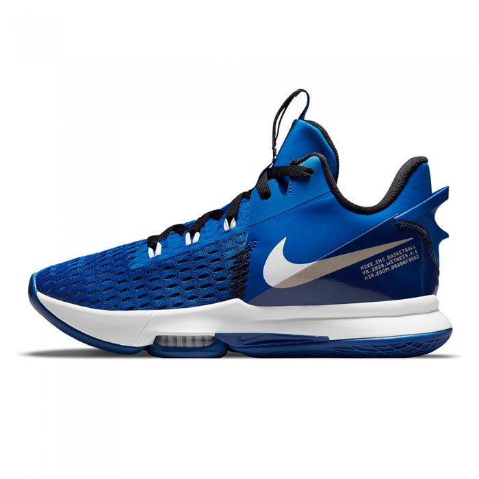 Ghete Baschet Nike Lebron Witness V Game Royal/Black/White