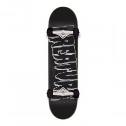 Skateboard Creature Logo Outline Metallic Large Black 8.25inch