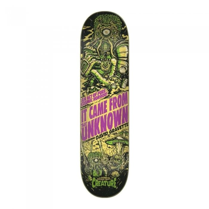 Deck Skateboard Creature Pro Gravette Wicked Tales Green 8.30inch