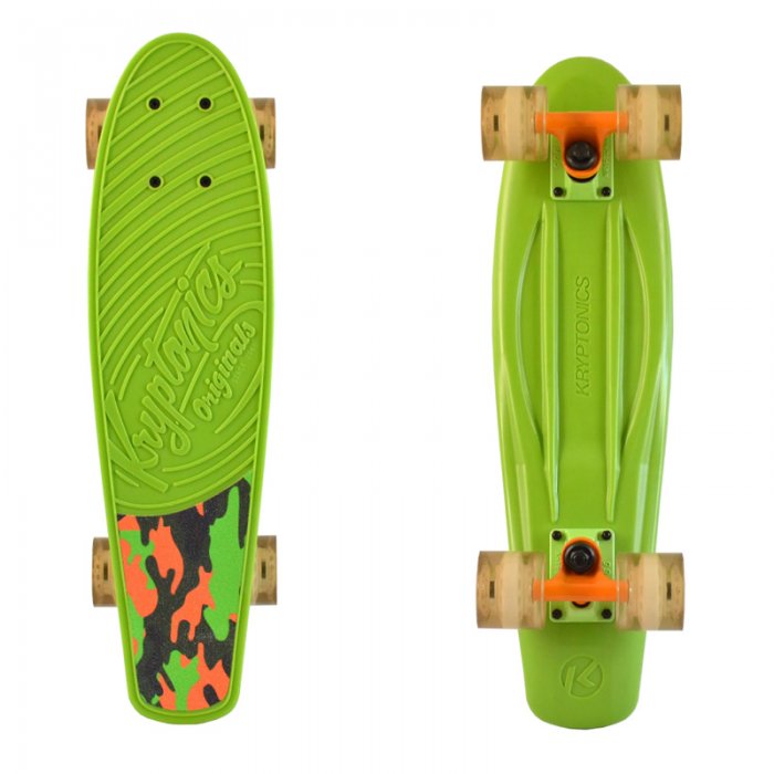 Cruiser Kryptonics Torpedo Camo Green 22inch/56cm