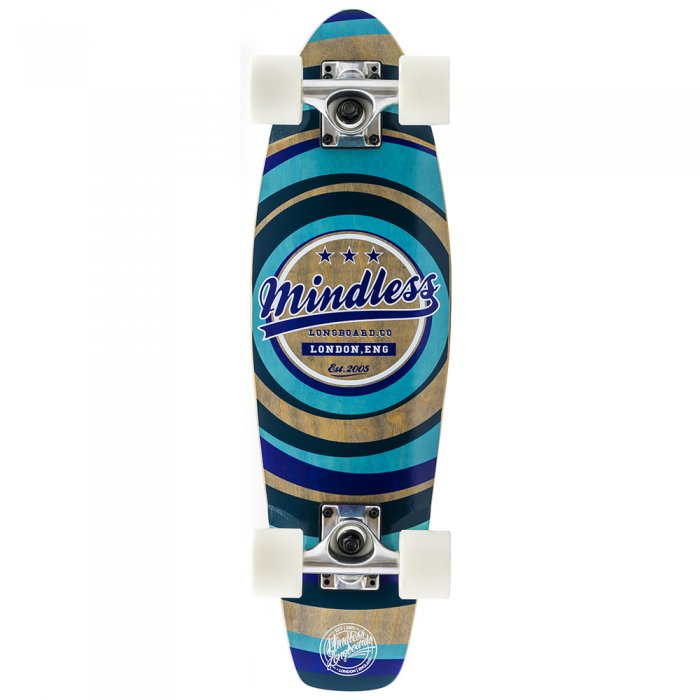 Cruiser Mindless Longboards Daily Stained II blue