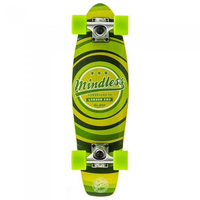Cruiser Mindless Longboards Daily Stained II green