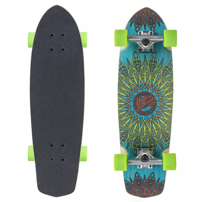 Cruiser Mindless Longboards Mandala Blue - Click Image to Close