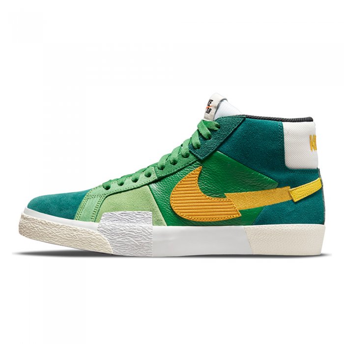 Incaltaminte Nike Sb Blazer Mid Premium Aloe Verde/Rainforest/Spinach Green/University Gold