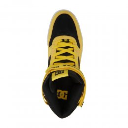 Incaltaminte DC Pensford Hi Top Leather Black/Yellow