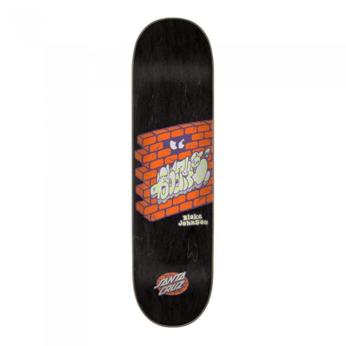 Deck Skateboard Santa Cruz Pro Johnson Other Side Black 8.375inch
