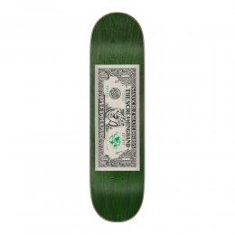 Deck Skateboard Santa Cruz Dollar Hand Green 8.25inch
