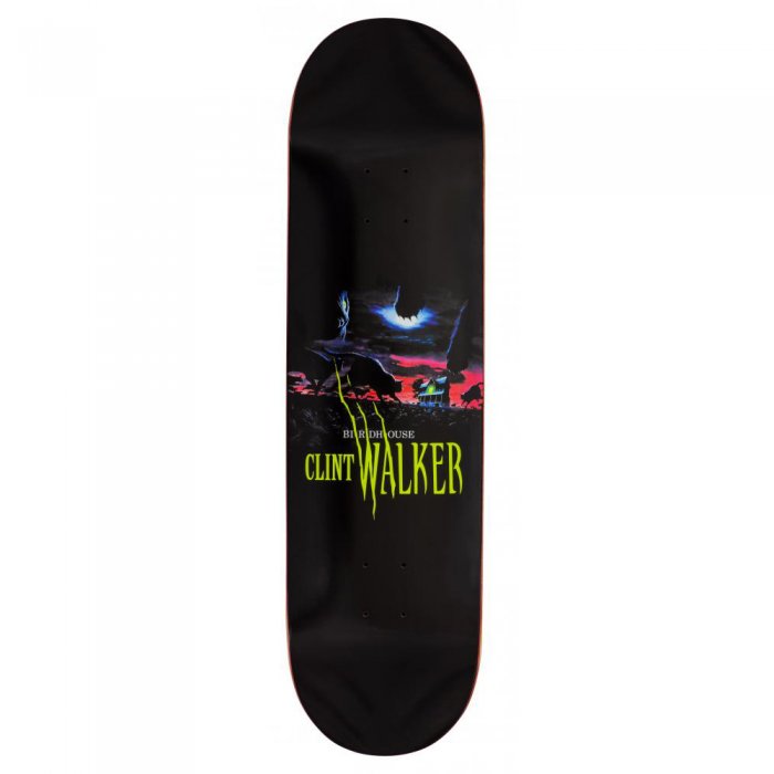 Deck Skateboard Birdhouse Pro Clint Walker Sleepwalker Black 8.5inch