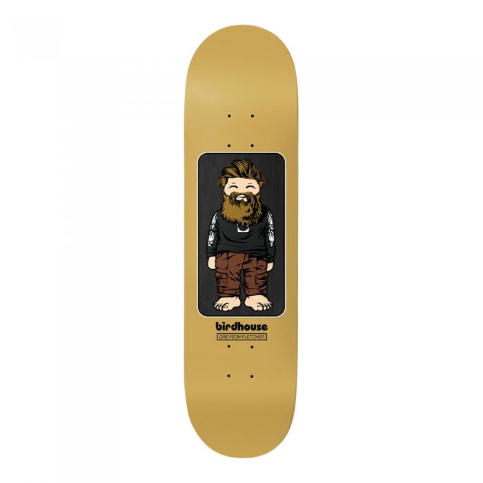Deck Skateboard Birdhouse Pro Greyson Fletcher Toybox Gold 8.63inch