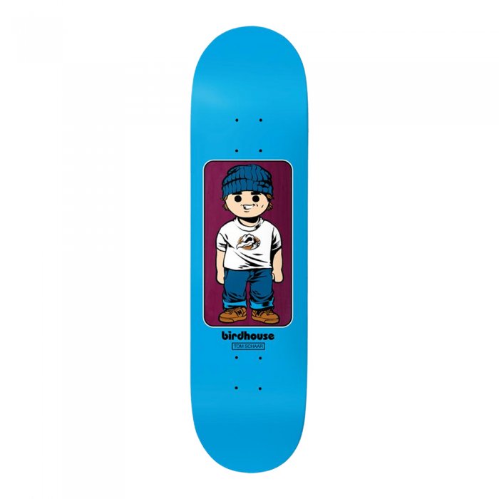 Deck Skateboard Birdhouse Pro Tom Schaar Toybox Blue 8.38inch