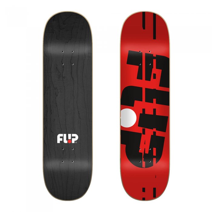 Deck Skateboard Flip Odyssey Glitch Red 8.375inch