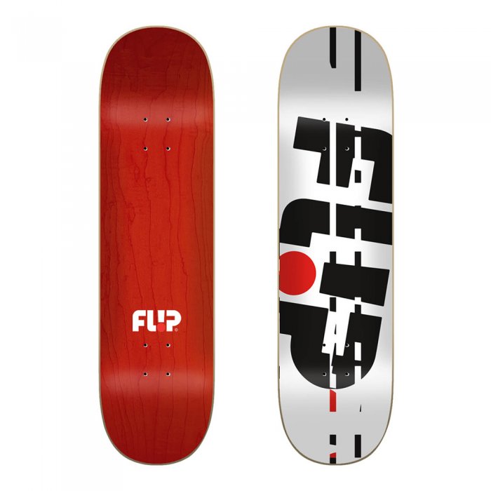 Deck Skateboard Flip Odyssey Glitch White 8.125inch