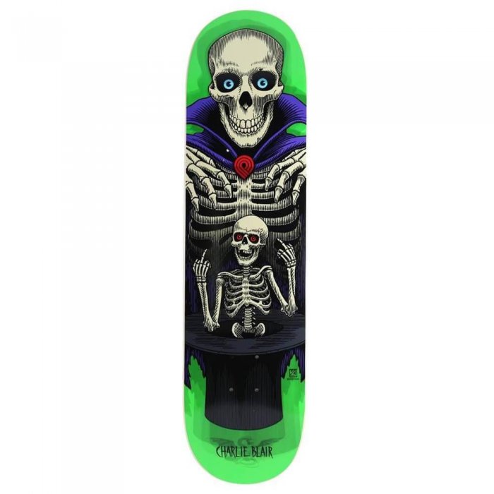 Deck Skateboard Powell Peralta Charlie Blair Magician Green 8inch