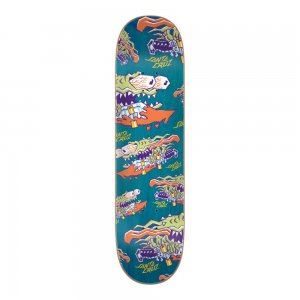 Deck Skateboard Santa Cruz Meek Scratched Slasher Blue/Multi 8inch