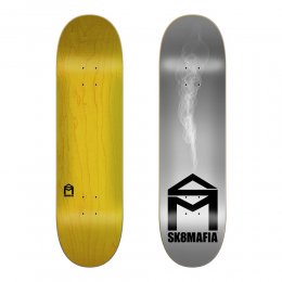Deck Skateboard Sk8Mafia House Logo Smoke Chrome 8.375inch