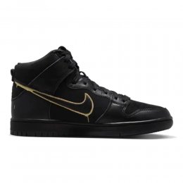 Incaltaminte Nike SB Dunk High Pro QS X Faust Black/Metallic Gold