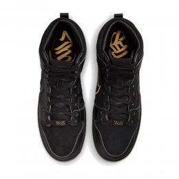 Incaltaminte Nike SB Dunk High Pro QS X Faust Black/Metallic Gold