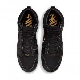 Incaltaminte Nike SB Dunk High Pro QS X Faust Black/Metallic Gold