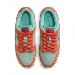 Incaltaminte Nike SB Dunk Low Pro Prm Orange and Emerald Rise