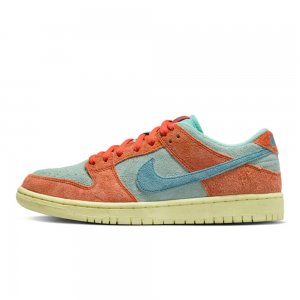 Incaltaminte Nike SB Dunk Low Pro Prm Orange and Emerald Rise