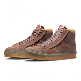 Incaltaminte Nike SB Zoom Blazer Mid Prm Plus Plum Eclipse/Kumquat/Gum Yellow/Plum Eclipse