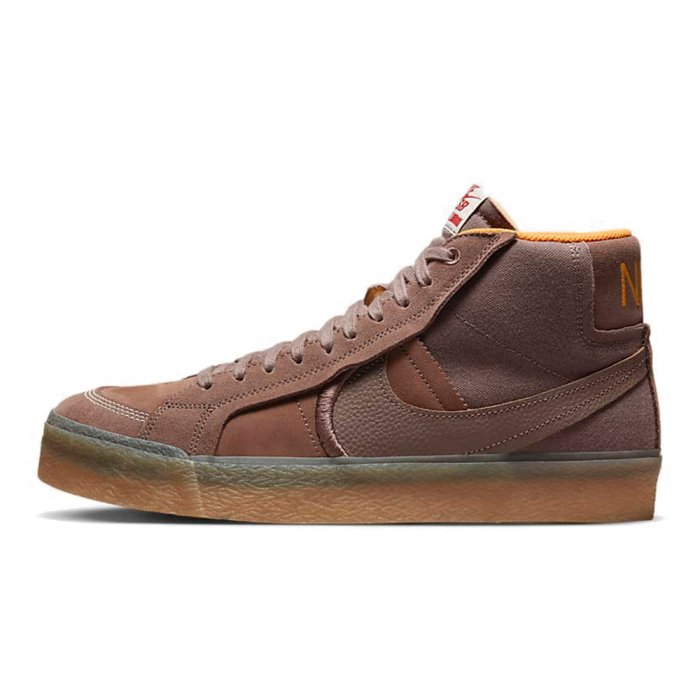 Incaltaminte Nike SB Zoom Blazer Mid Prm Plus Plum Eclipse/Kumquat/Gum Yellow/Plum Eclipse