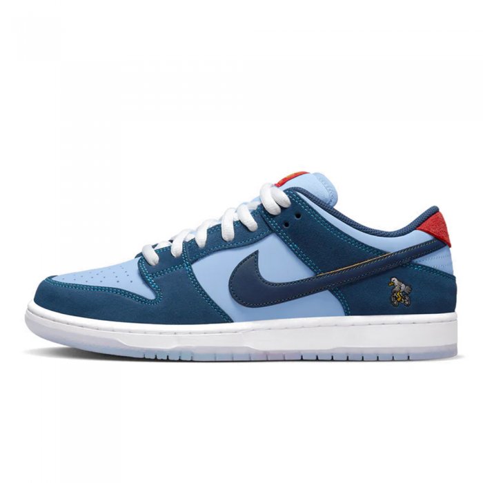 Incaltaminte Nike SB Dunk Low Prm WSS Coastal Blue/Light Blue/Speed Yellow/University Red