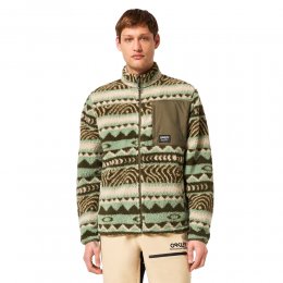 Bluza Oakley Mountain Fire Sherpa Green Norway Pattern