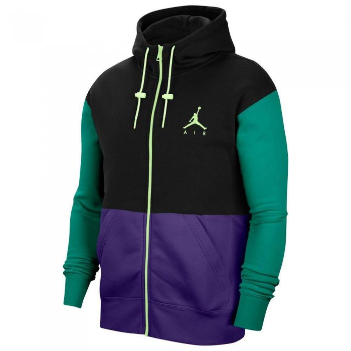 Hanorac Nike Jordan Jumpman Black/Green/Violet
