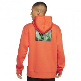 Hanorac Nike SB One Off Rush Orange/Black