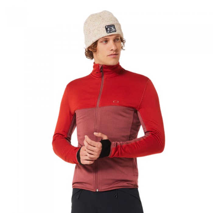 Bluza Oakley Canopy Full Zip Flame Red